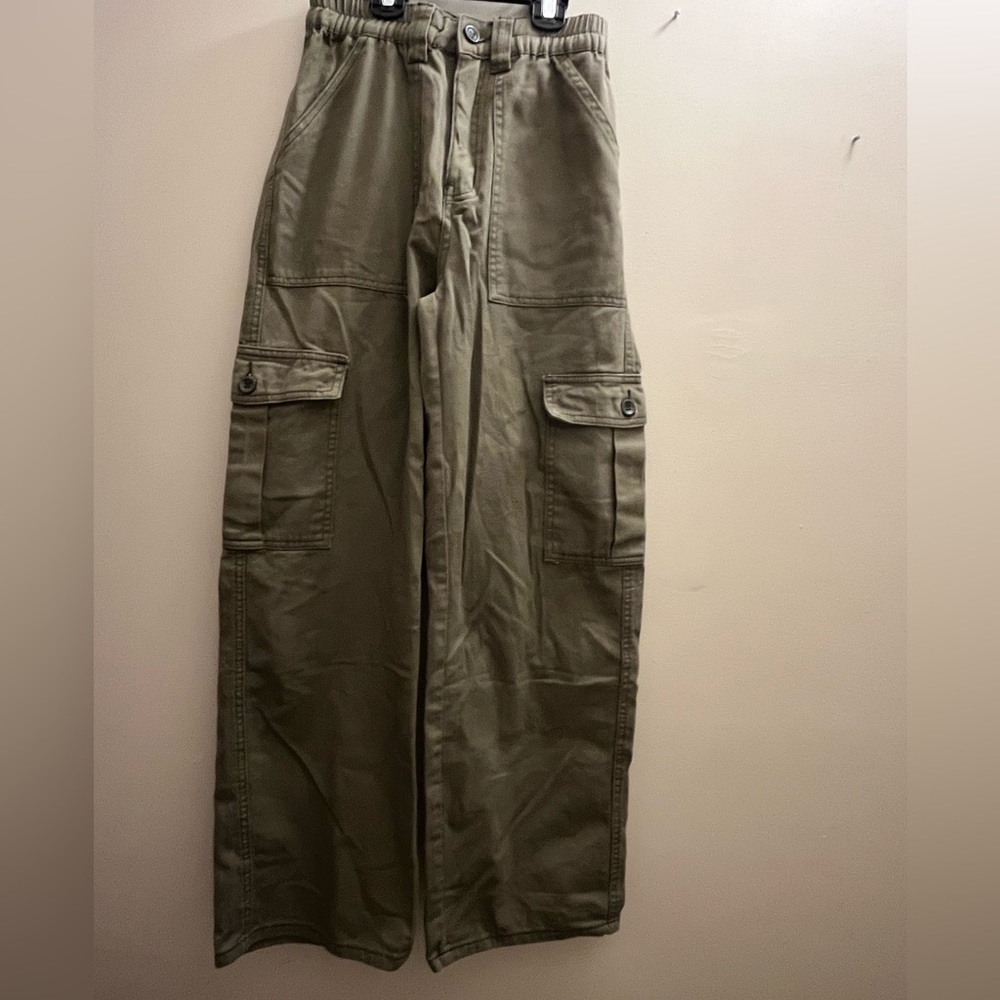 SHEIN Khaki Cargo Pants